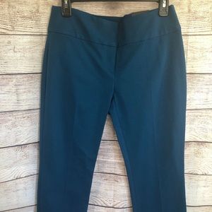 Alfani - Teal Slim Leg Petite Pants